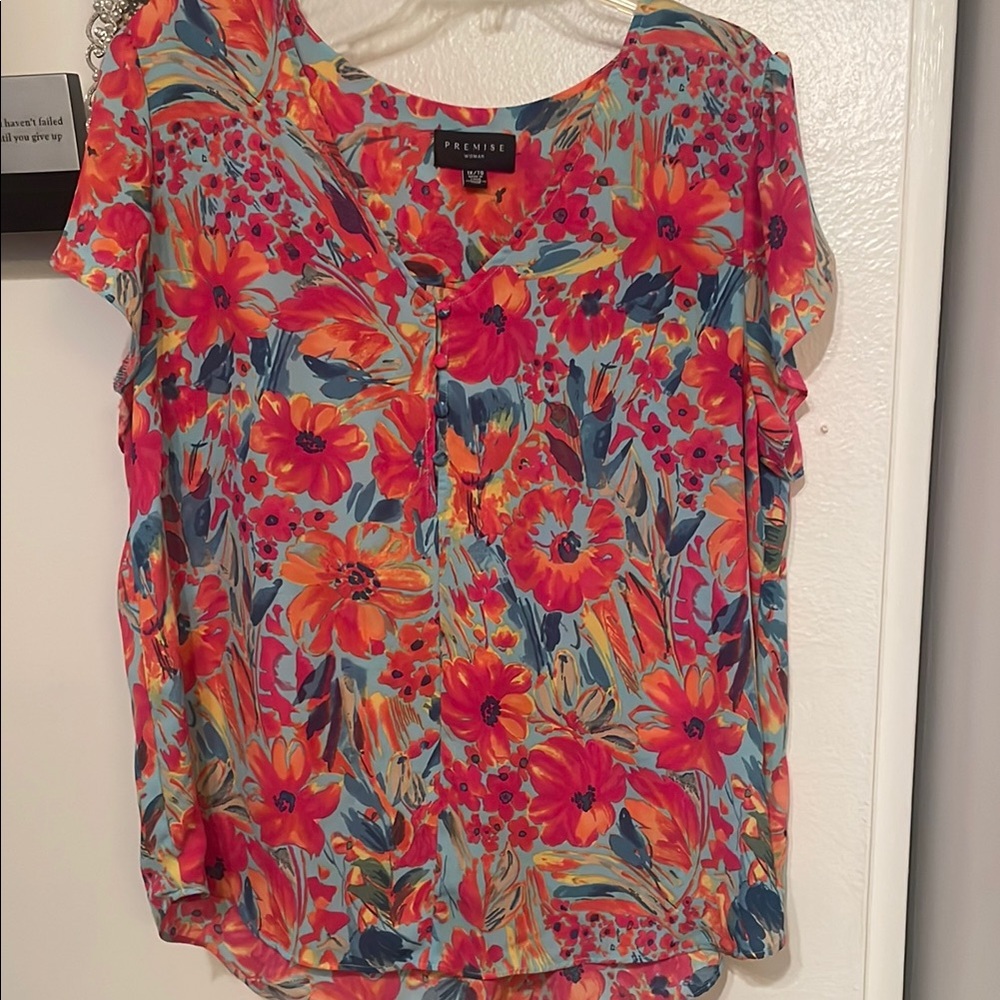 Women's Floral Top - Multicolor
